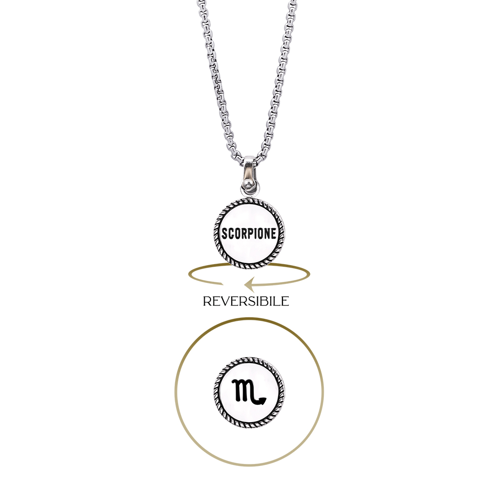Collana Scorpione In Argento 925 – Ciondolo Zodiaco Donna Made In Spain